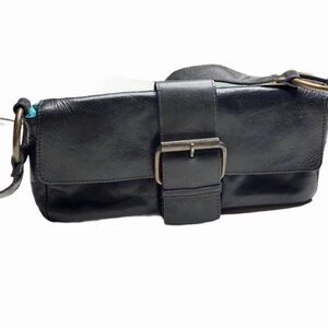 Kooba y2k Black Leather Shoulder Bag